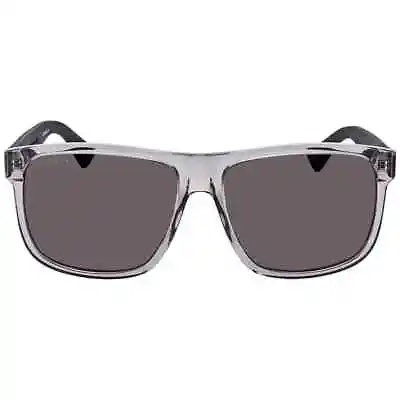 Gucci Grey Rectangular Polarized Men's Sunglasses GG0010S 004 58 GG0010S 004 58 • $190.80