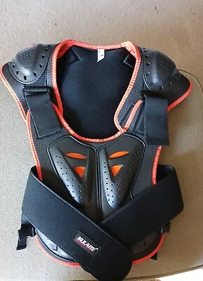 Motorcycle Body Armor Vest Chest Elbow Shoulder Back Rib Protective Gear L  • $29.99