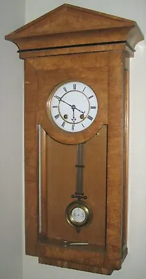 Antique Lenzkirch Ca 1859 German Vienna Regulator Clock Runs And Chimes • $500