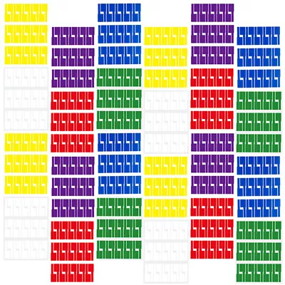 Cable Labels Self-adhesive P-shaped Wire Markers-QX • £12.75