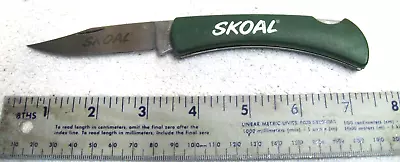 Vintage Ace Skoale Tabaco Advertising Knife Usa Folding 1 Blade Pocket Knife • $15