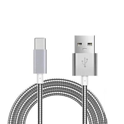 6ft Metal USB Cable Type-C Charger Cord Power Wire Long Fast For USB-C Phones • $16.14