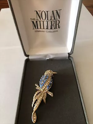 Nolan Miller Bluebird Pin With Box • $82