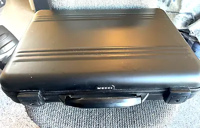 Mezzi Black Aluminum Briefcase Used W/ Keys • $48.95