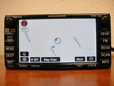 2004-2009 Toyota Sienna Solara 4 Runner Oem Jbl Navigation Gps Nav E7007 • $600