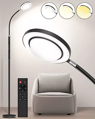 2400LM Gooseneck Standing Lamp Led Floor Lamp With 4 Color Temperature & Remote • $55.79