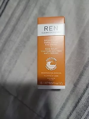 REN Clean Skincare Brightening Dark Circle Eye Cream 0.5 Fl Oz/15 Ml BNIB • $15