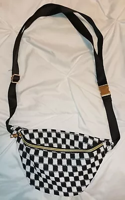 Ellison + Young Check Yourself Belt Sling Bag • $7