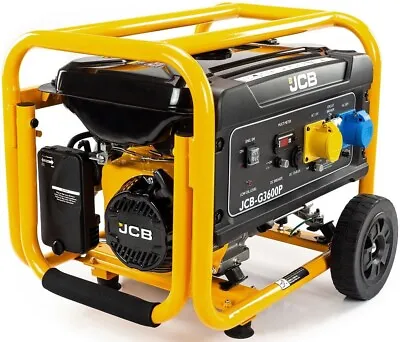 JCB G3600P 7.5hp 224CC Single Phase Petrol Generator 115V / 230V 3.6kW / 4.5kVA • £469.99