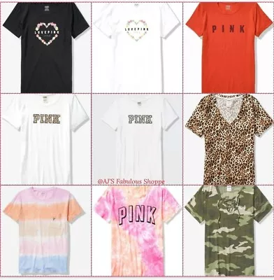 $29.95 • Buy Victoria's Secret Pink Short Sleeve Tee NWT/NWOT