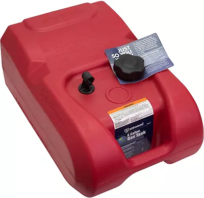 Attwood 8806LP2 EPA And CARB Certified 6-Gallon Portable Marine Boat Fuel Tank • $54.45