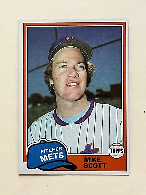 1981 Topps Mike Scott #109 New York Mets • $2.99