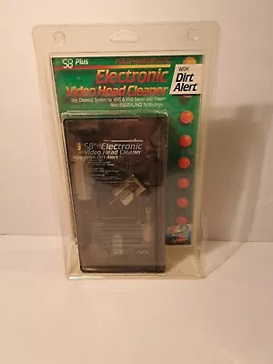 Electronic Video Head Cleaner For VHS Fully Automatic W/Dirt Alert 58 Plus • $19.99