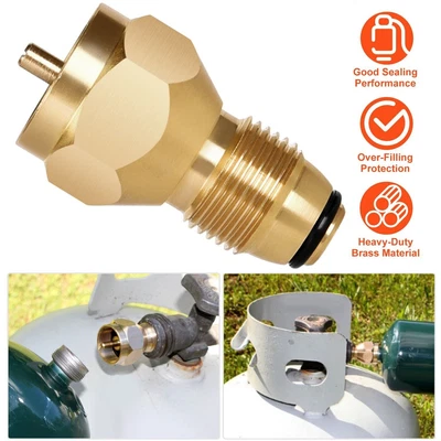 £9.41 • Buy Propane Refill Adapter Lp Gas 1 Lb Cylinder Tank Coupler Heater Bottles Coleman
