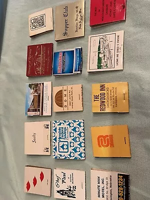 LOT OF 15 Vintage Advertising Matchbook Matches Assorted NEW • $8.99