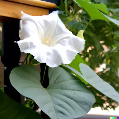 30 MOONFLOWER MORNING GLORY White Moon Flower Ipomoea Alba Flower Vine Seeds • $3.95