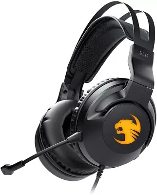 Roccat Elo 7.1 USB - Surround Sound RGB PC Gaming Headset Black • £48.99
