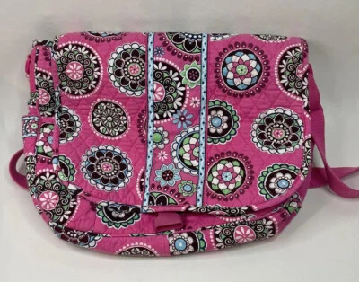 £19.36 • Buy Vera Bradley Pink Cupcakes Retired Pattern Laptop Messenger Computer Bag