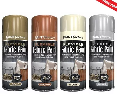 Flexible Fabric Spray Paint Vinyl Textile Leather Clothes Fast Drying 200ml • £4.99