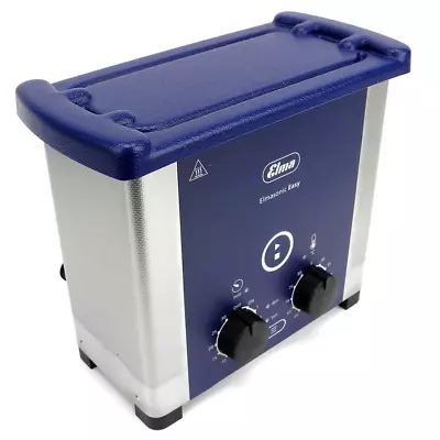 Elma Ultrasonic Cleaning Machine 0.80 Litre Heated Tank With Lid 10/H 220V HU131 • $444.63