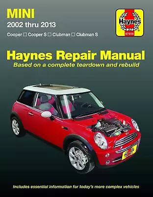 Mini Cooper Shop Service Repair Manual Haynes Chilton Book • $38.87