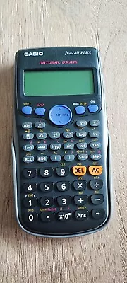 CASIO FX-82AU PLUS II Scientific Handheld Calculator With Hard Cover Case Grey. • $20.56