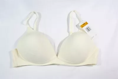 052X03 Maidenform 9348V One Fab Fit Decadence Wirefree Bra 34B Ivory NWD • £11.64