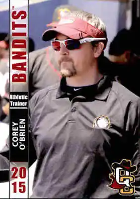 2015 Quad Cities River Bandits Grandstand 25 Corey O'Brien Trainer Baseball Card • $12.99