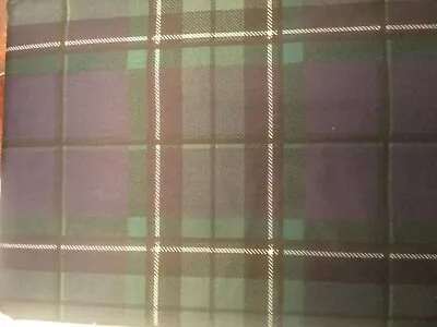 £5.99 • Buy 46x54  Curtains Tartan Check Ready Made With 3” Header Tape