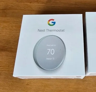 Google Nest Thermostat - Smart Thermostat For Home - Fog New In Box • $64.99