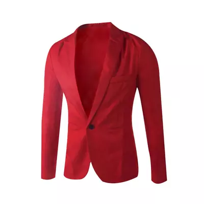 Jacket For Men Waterproof Men Sport Coat Casual Blazer One Button Business Suit • $15.94