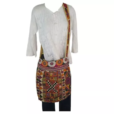 Banjara Tote Bag | Authentic | Gypsy | Cross Shoulder | Boho | 1 Strap | Large • $154