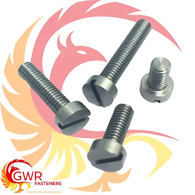 2BA Slotted Cheese Head Machine Screws - 2 BA Bolts - Slot Cheesehead UK MADE • £5.52