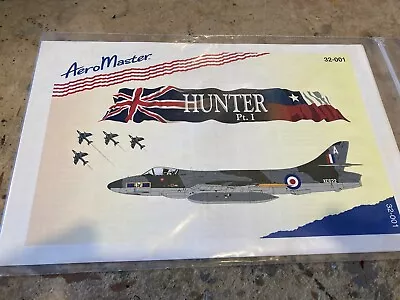 Aeromaster 32-001 1/32 Hunter Decals • £5