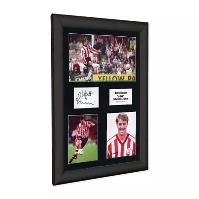 Matt Le Tissier Southampton & England Hand Signed Mounted/Frame A3  COA • £99.99