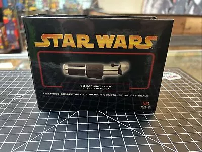 Master Replicas .45 Scale Yoda Lightsaber Star Wars Revenge Of The Sith Opened • $49.99