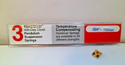 New Horolovar Suspension Spring Repair Kit  Schatz 49 400  Day Anniversary Clock • $50.57