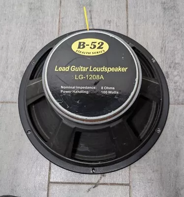 B-52 Stealth Series Lead Guitar Loudspeaker Speaker 12  Woofer LG-1208A  D  • $40.50