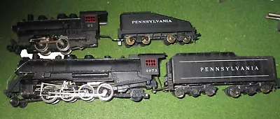 (2) Mantua HO Scale DIECAST Steam Locos-#4073 W/PENN Tender & #99~NOT RUNNING • $49.99