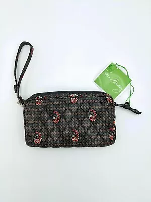 Vera Bradley Retired Pattern Houndstooth Brown Mini Wristlet 2005 HTF • $15