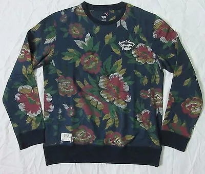 $74.85 • Buy Lemar & Dauley Maplewood Floral Crewneck Sweat Shirt Navy M, L, 2xl