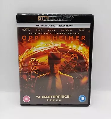 Oppenheimer 4K UHD Plus Blu Ray 3 Disc | Damaged Case • £14.95