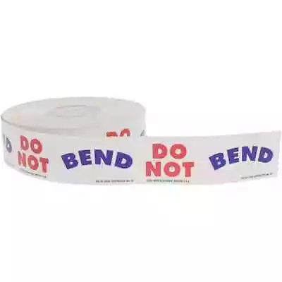 Roll Of 500 Labels: 3  High X 1  Wide  Do Not Bend  Shipping Labels • $15