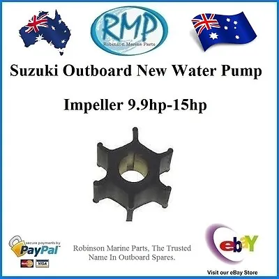 $43.11 • Buy A Brand New Suzuki Outboard Motor Water Pump Impeller 9.9hp-15hp # 17461-93901 