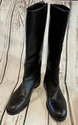 VERO CUOIO LADIES KNEE-HIGH 2  ZIP Riding BOOTS 39 VERY GENTLY WORN-SOFT Leather • $59.99