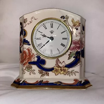 Mason's Ironstone Blue Mandalay Mantle Clock  • $75