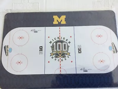 2022-23 Michigan Hockey 100th Anniversary Tin Sign SGA ~ New In Plastic • $29.99