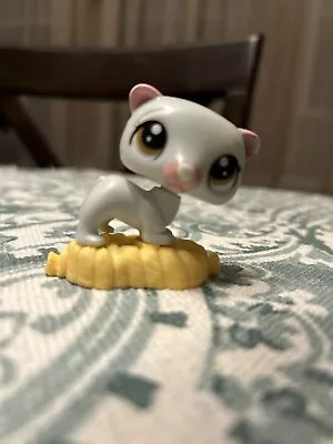 McDonalds Littlest Pet Shop LPS Authentic Gray & Pink Ferret #8 • $0.99