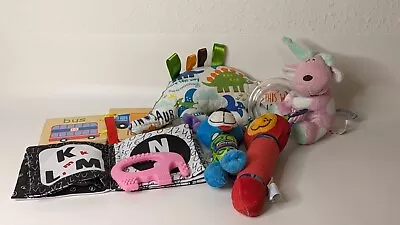 Elefun Teether Baby Toy Bundle Tactile Sensory Rattles Soft Toys  Tags Birth Up • £7.99