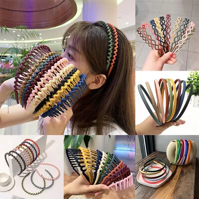 AU Girls Kids Women Strong Plastic Sports School Alice Hair Band Headband Hoop • $2.32